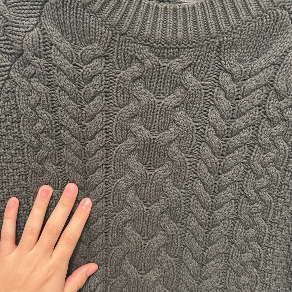 aerie green sweater - Picture 4 of 7